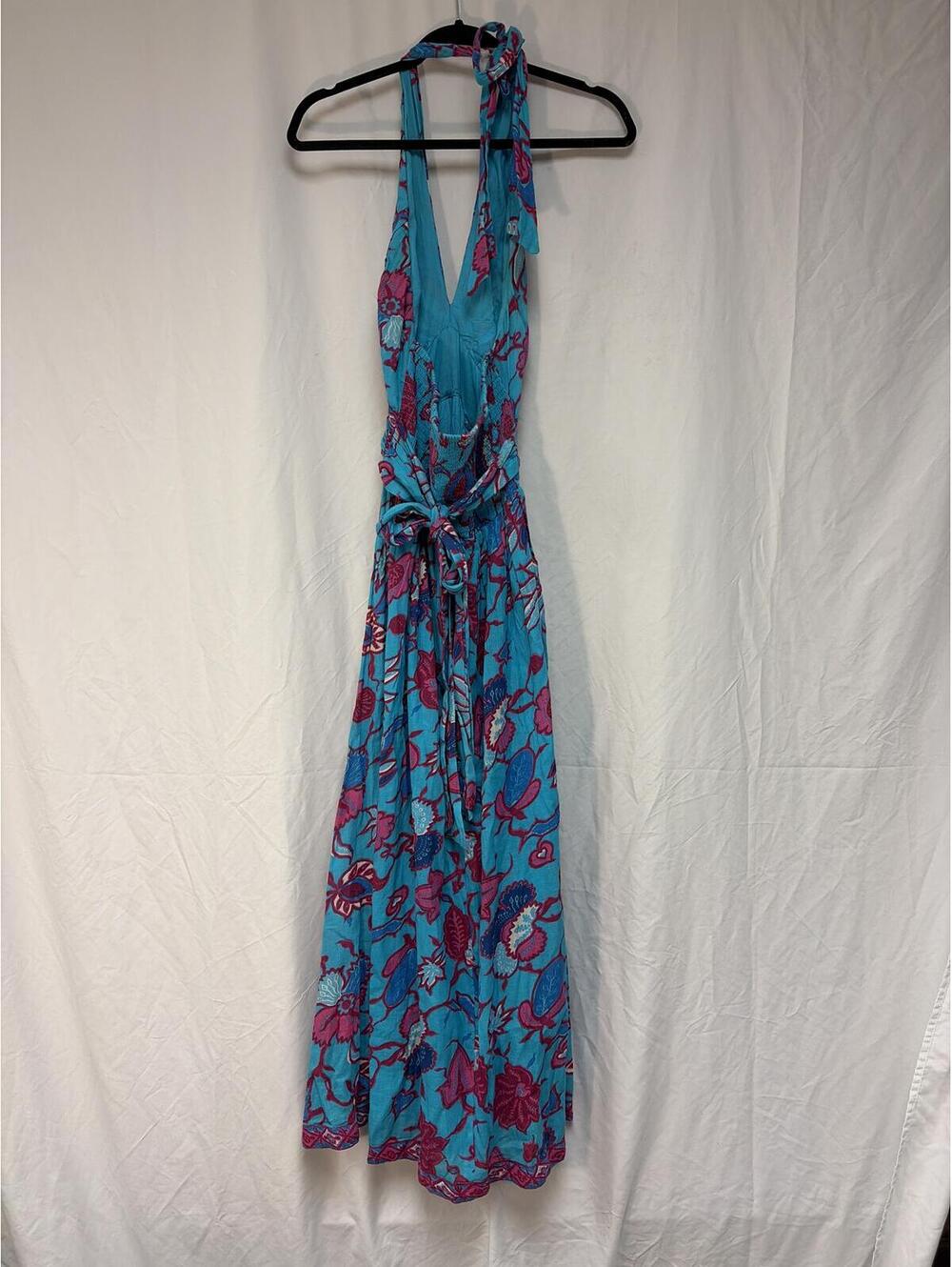 Caroline Constas Floral Print Halter Maxi Dress Size S - Picture 4 of 4